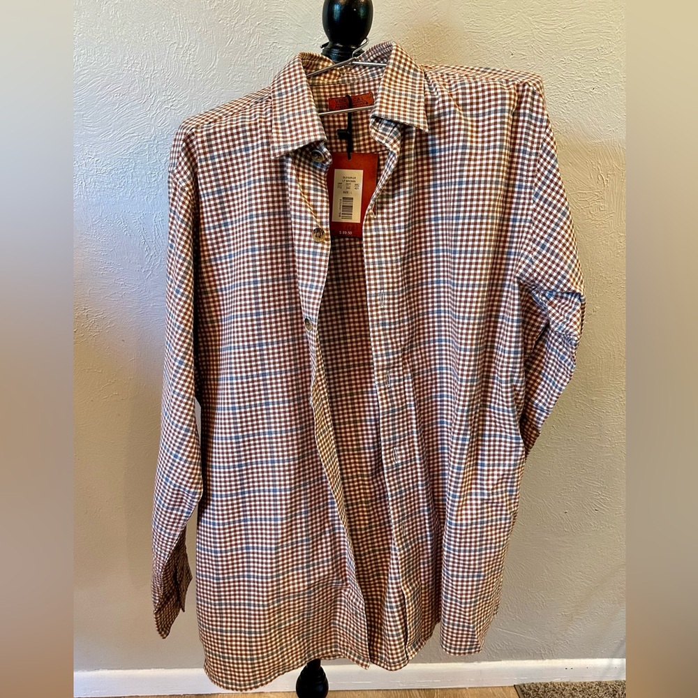 Vertical Robert Comstock Long Sleeve Shirt Never Worn!